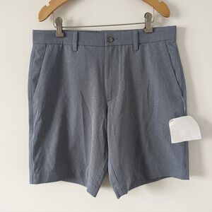 NEW Callaway Men's Heathered Golf Shorts, Size 32, Grayish Blue